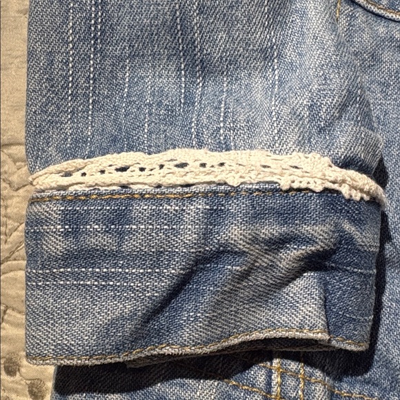 BABY PHAT Kids Light Blue Denim Jacket with Embroidery 6-12 months - Picture 6 of 10